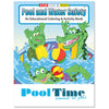 Koozie Group White Coloring Book: Pool and Water Safety