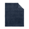 Port Authority River Blue Navy/Marshmallow Check Ultra Plush Blanket