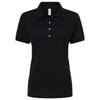 Jerzees Women's Black Dri-Power Polo