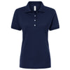 Jerzees Women's J. Navy Dri-Power Polo