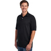 Jerzees Men's Black Dri-Power Polo