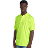 Jerzees Men's Safety Green Dri-Power Polo