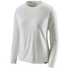 Patagonia Women's White Long-Sleeved Capilene Cool Daily Shirt