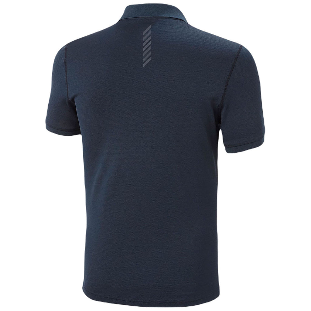 Helly Hansen Men's Navy HH Lifa Active Solen Short Sleeve Polo