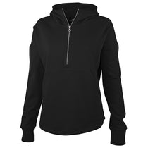 Charles River Women's Black Willow Scallop Hem Hoodie