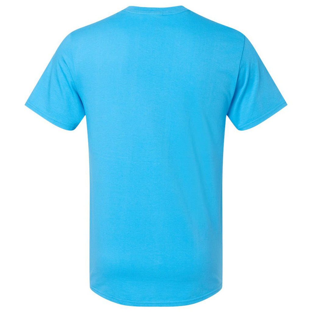 Jerzees Unisex Soul Blue Premium Cotton T-Shirt