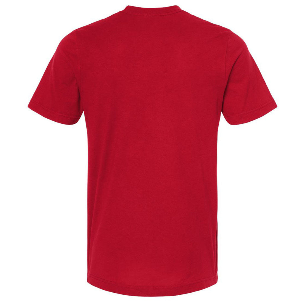 Tultex Red Combed Cotton T-Shirt