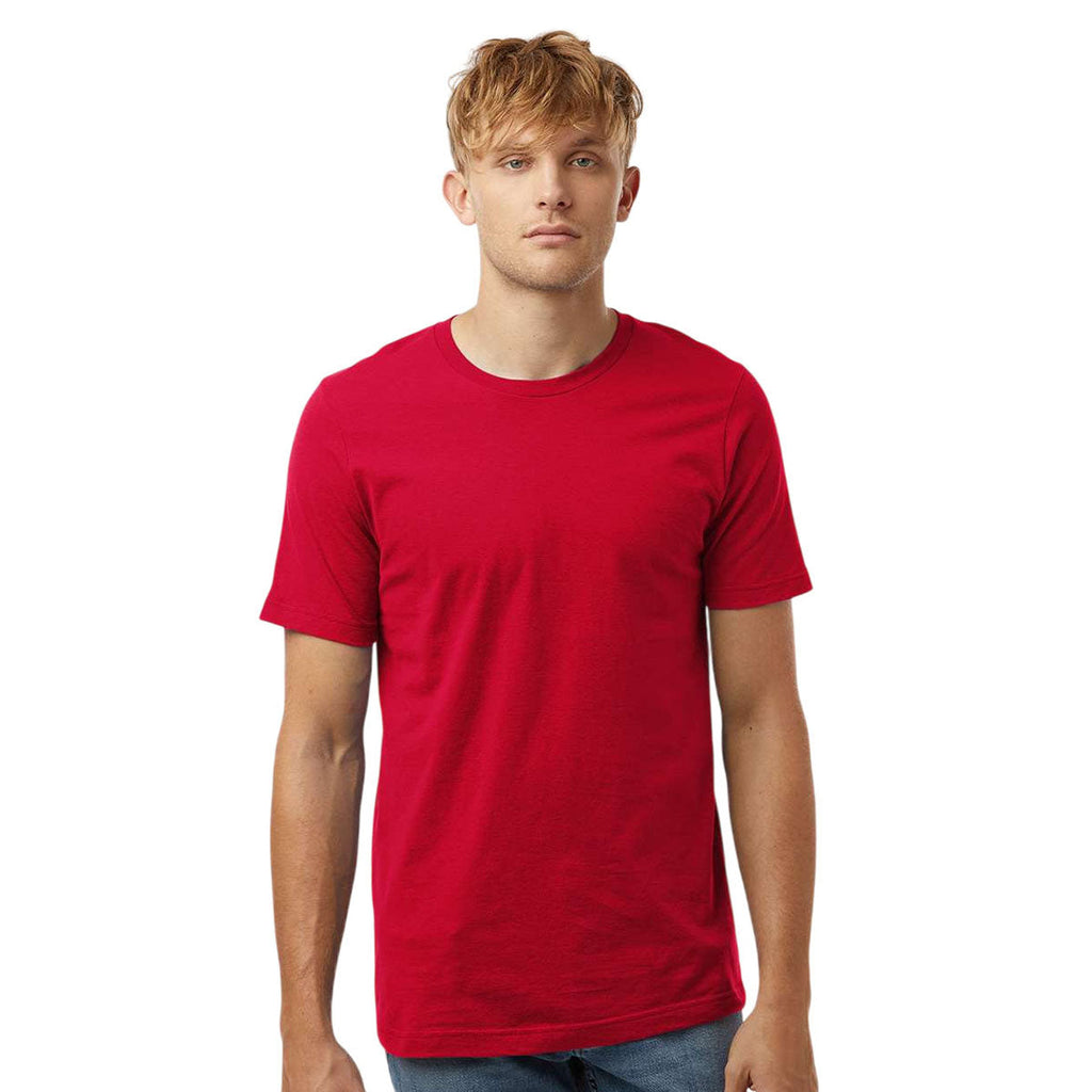 Tultex Red Combed Cotton T-Shirt