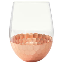 Hit Copper Florence Stemless Wine Glass