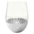 Hit Silver Florence Stemless Wine Glass