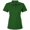 AllPro Women's Olive Green Pique Polo