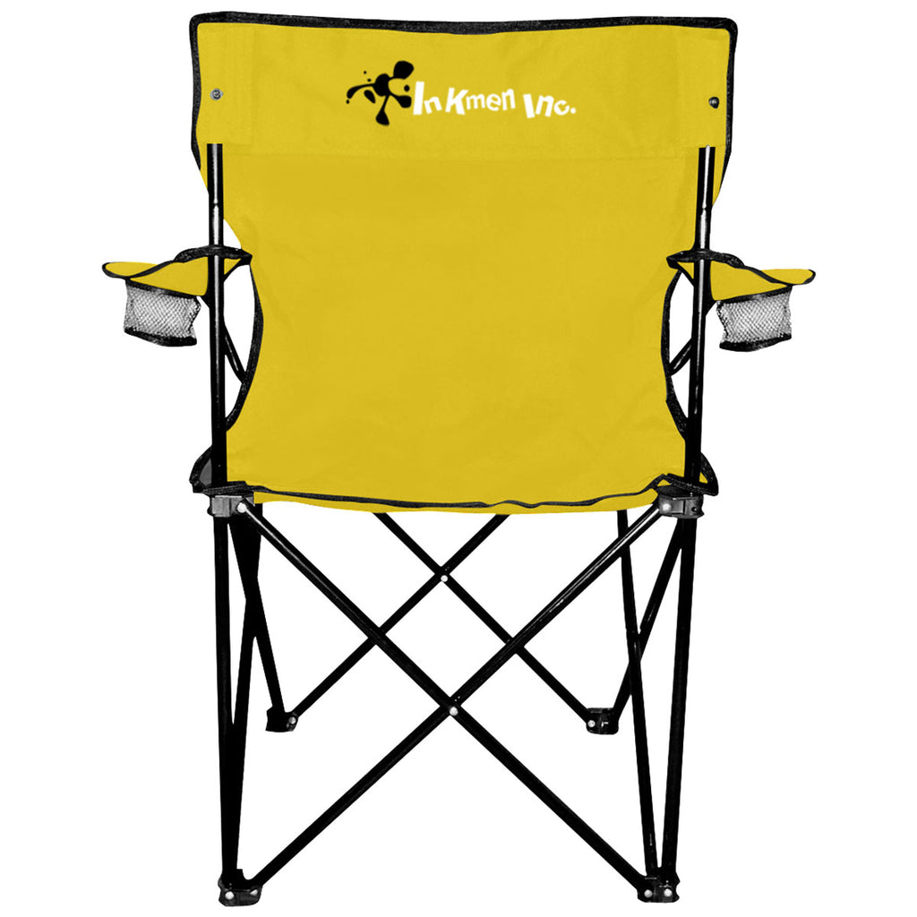 Hit Yellow Folding Chair With Carrying Bag