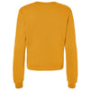 Bella + Canvas Women's Heather Mustard Sponge Fleece Classic Crewneck Sweatshirt