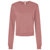 Bella + Canvas Women's Mauve Sponge Fleece Classic Crewneck Sweatshirt