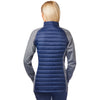 Landway Women's Navy/Grey Refuge Hybrid Lightweight Puffer