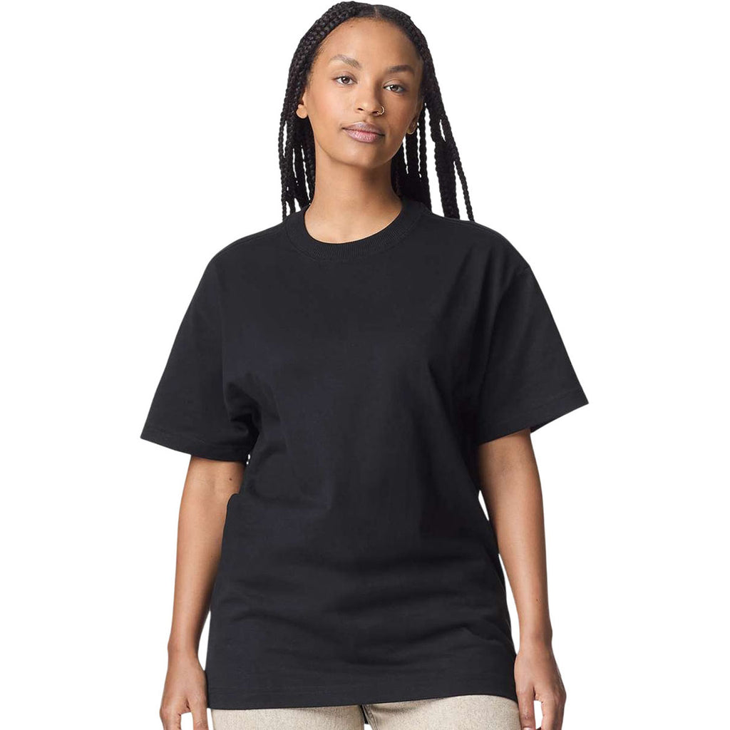 American Apparel Unisex Black Super Heavyweight Tee