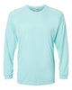 Paragon Aqua Blue Unisex Long Islander Performance Long Sleeve T-Shirt