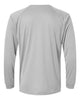 Paragon Medium Grey Unisex Long Islander Performance Long Sleeve T-Shirt