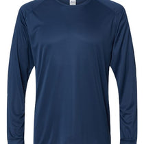 Paragon Navy Unisex Long Islander Performance Long Sleeve T-Shirt