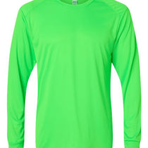 Paragon Neon Lime Unisex Long Islander Performance Long Sleeve T-Shirt