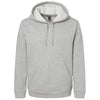 Adidas Men's Grey Heather Fleece Hooded Sweatshirt