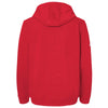 Adidas Men's Red Fleece Hooded Sweatshirt