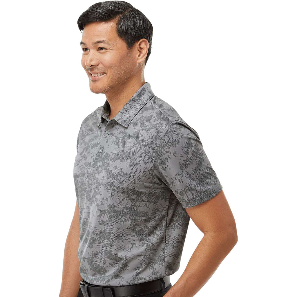 Adidas Men's Grey Three Camo Polo