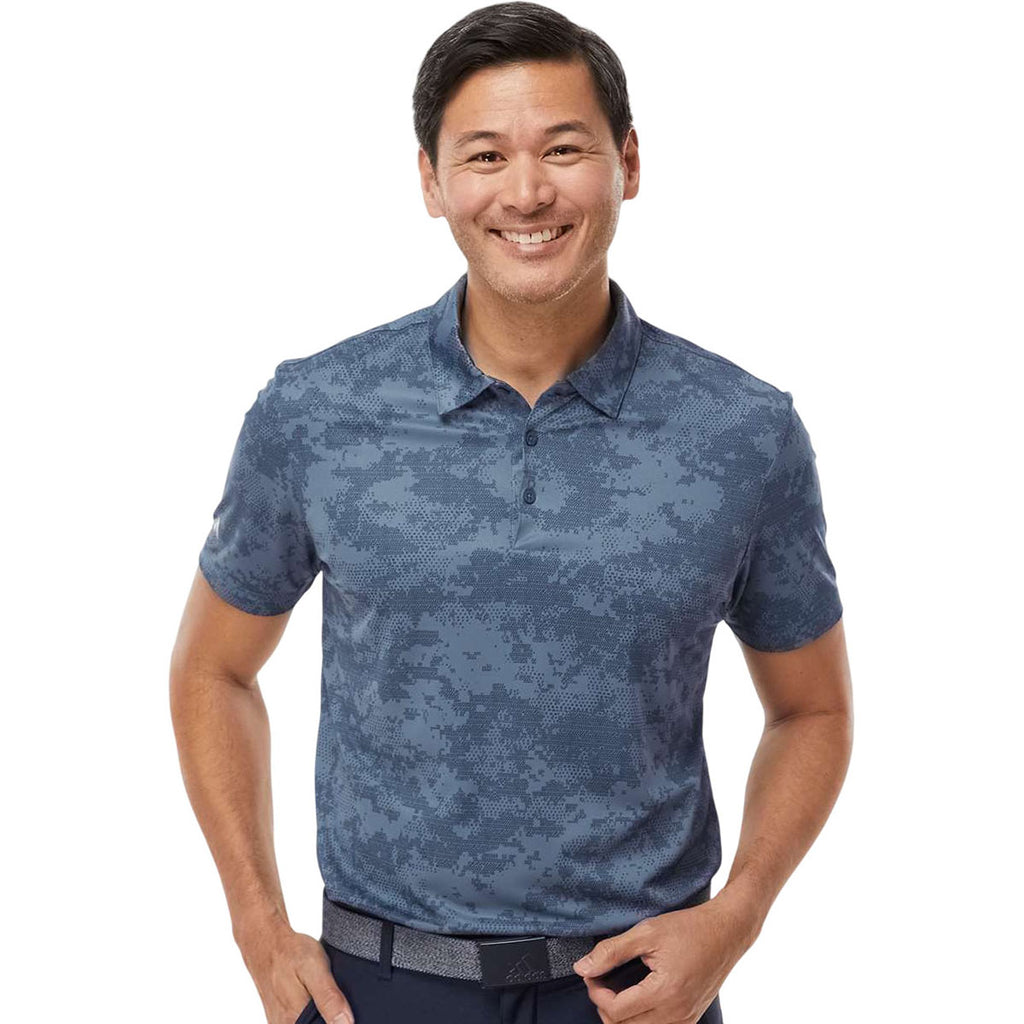 Adidas Men's Tech Ink Camo Polo