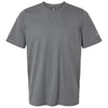 Adidas Men's Dark Grey Heather Blended T-Shirt