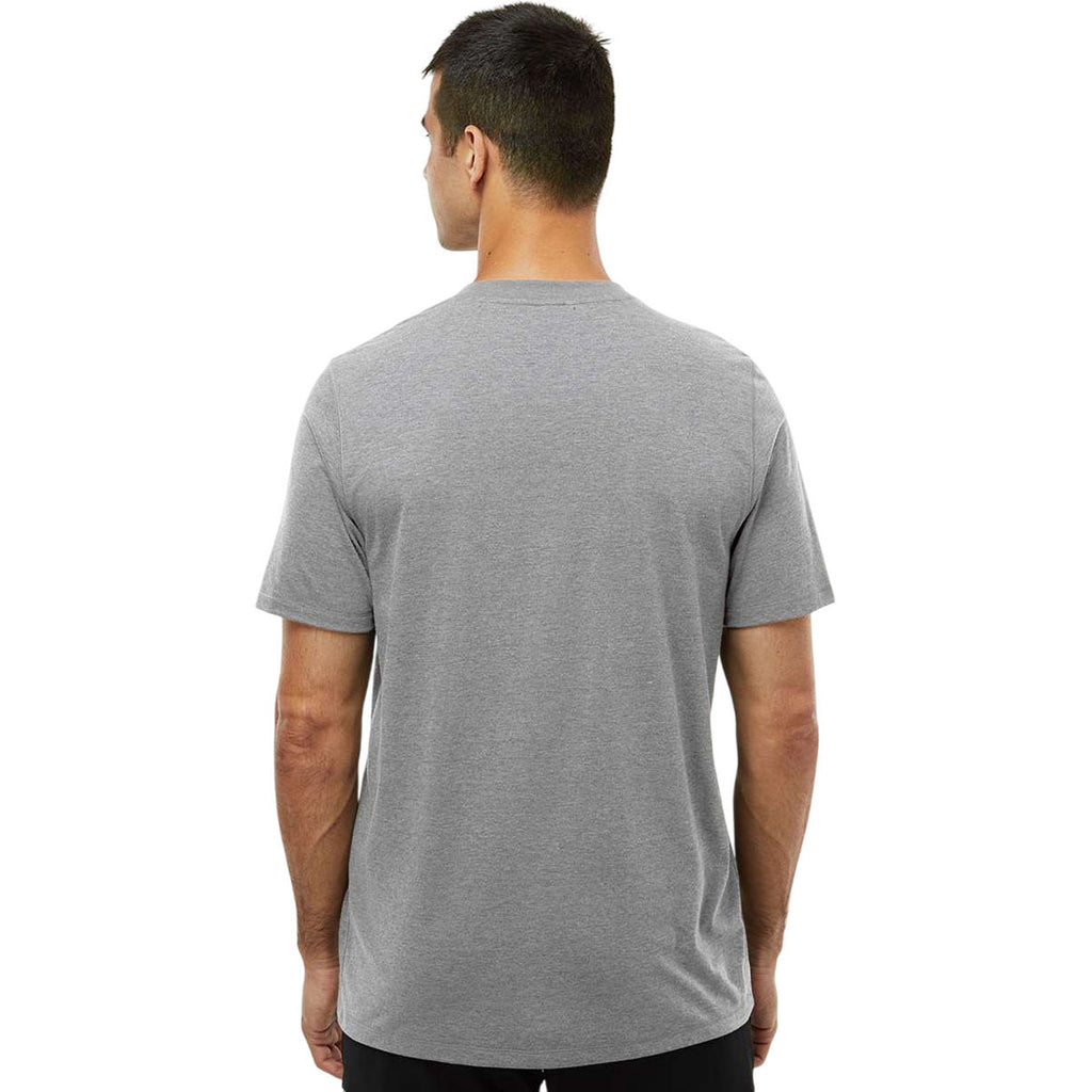 Adidas Men's Medium Grey Heather Blended T-Shirt