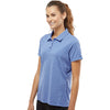 Adidas Women's Collegiate Royal Melange Heathered Polo