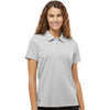 Adidas Women's Grey Two Melange Heathered Polo