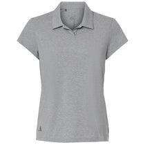 Adidas Women's Grey Three Melange Blend Polo