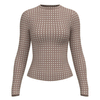 A. PUTNAM Women's Mauve Rattan Luxe Opaque Long Sleeve Top