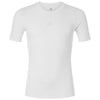 Adidas Men's White Techfit Compression T-Shirt
