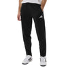 Adidas Men's Black Game & Go Fleece 3-Bar Sweatpants