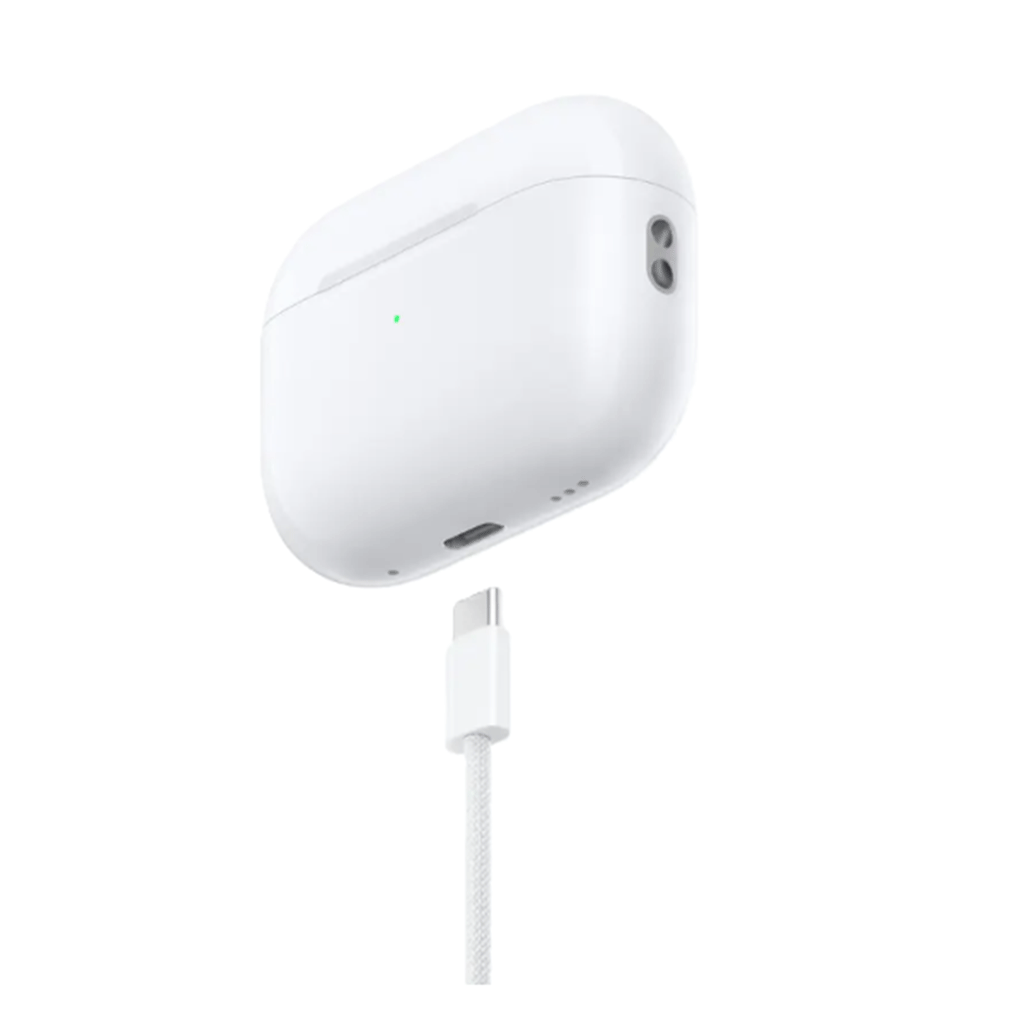 Apple White AirPods Pro 2, Wireless Active Noise Cancelling Earbuds