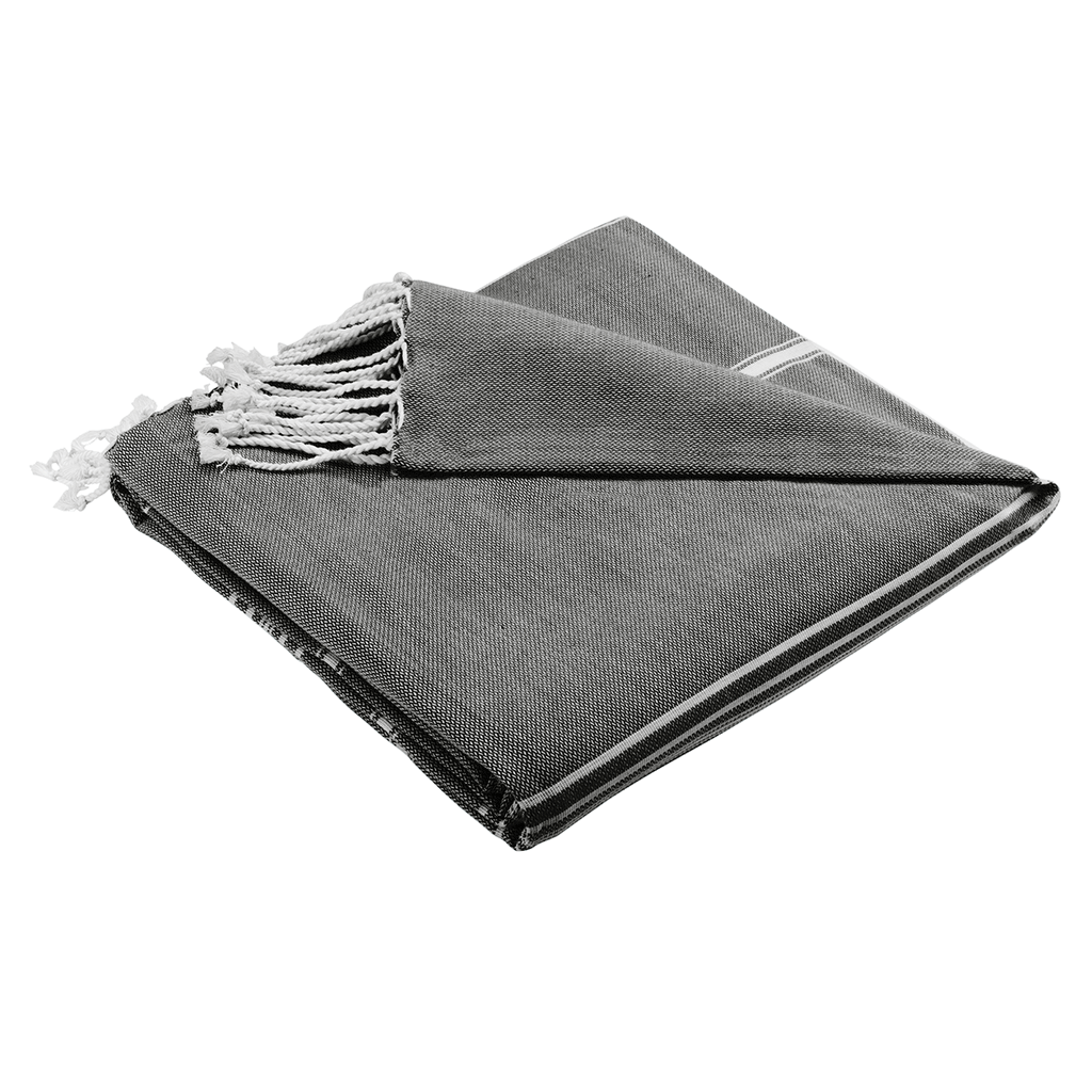 Port Authority Deep Black/ White Cali Throw