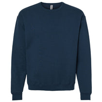 Jerzees Unisex Washed Navy Rugged Crewneck Sweatshirt