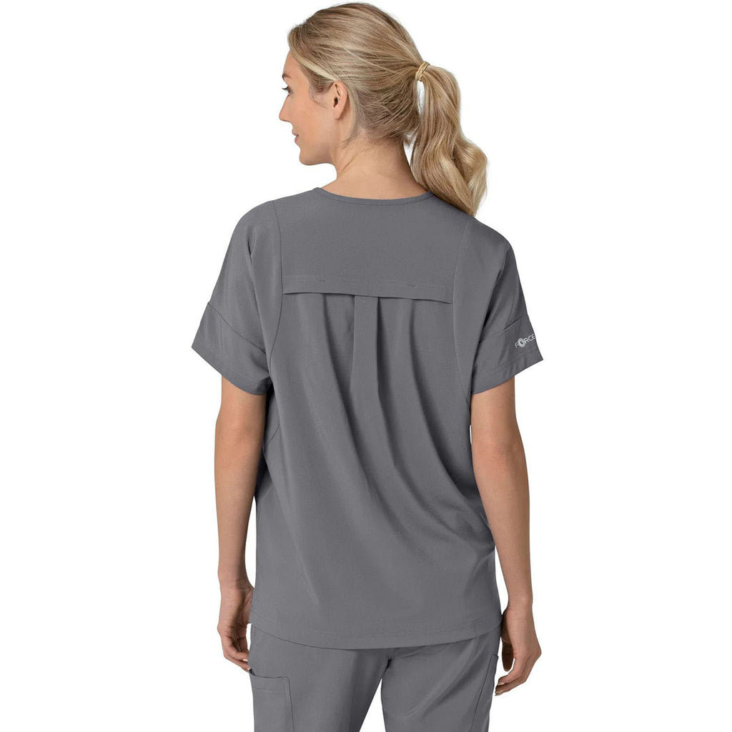 Carhartt Women's Pewter Four-Pocket Oversized V-Neck Top