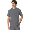 Carhartt Men's Pewter Three-Pocket Henley Top