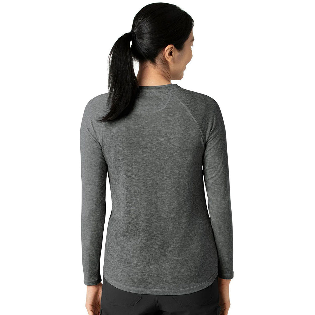 Carhartt Women's Pewter Heather Performance Long Sleeve Tee