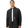 Carhartt Men's Black Three-Pocket Bonded Fleece Jacket