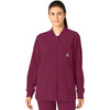 Carhartt Women's Wine Four-Pocket Modern Fit Shirt Jacket