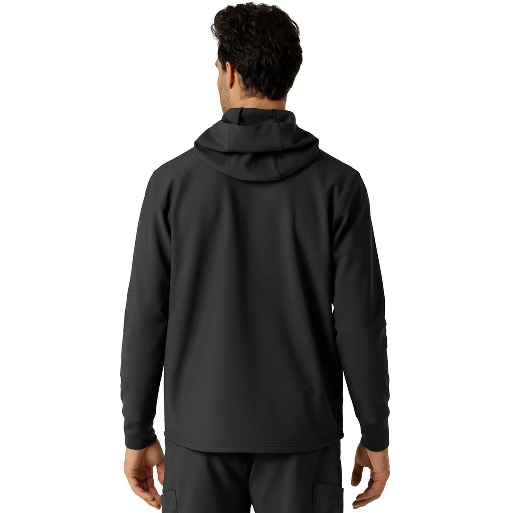 Carhartt Men's Black Three-Pocket Bonded Fleece Hoodie