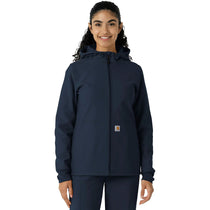 Carhartt Women's Navy Four-Pocket Bonded Fleece Hoodie