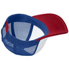 Port Authority White/Rich Red/True Royal Foam Truck'N Cap