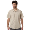 Core 365 Men's Stone UltraUVP Shoreline Short Sleeve Staff Shirt