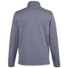 Core 365 Men's Classic Navy/White Venture Heathered Stripe Quarter-Zip