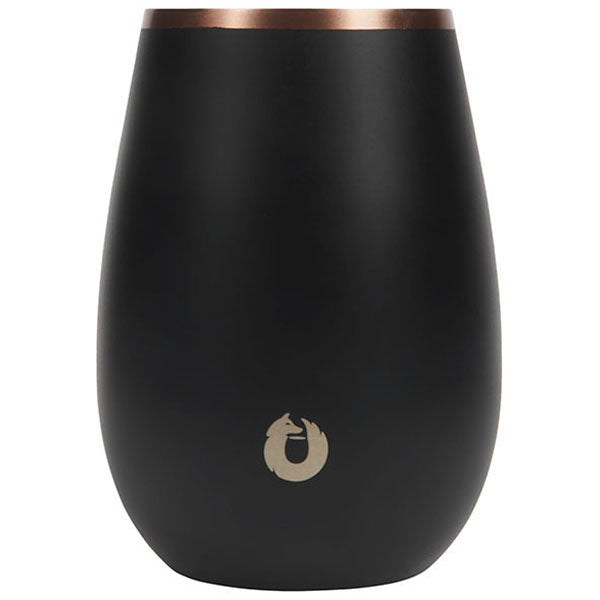 Snowfox Black 12 oz. Vacuum Insulated Grand Pinot Wine Glass